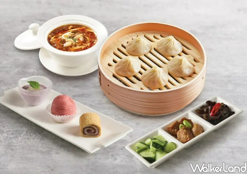 ▲小籠包甜點都有！樂天皇朝258元一人套餐CP值爆高，新店人 新莊人衝/ 樂天皇朝 提供、WalkerLand窩客島整理