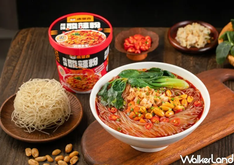 ▲虎留香碗裝酸辣粉5分鐘即食 / 虎留香 提供、WalkerLand窩客島整理