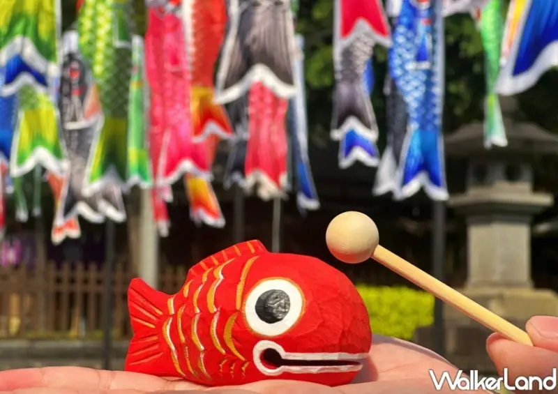 ▲桃園神社鯉魚流光祭推出限量鯉魚主題小物 / 桃園神社 提供、WalkerLand窩客島整理