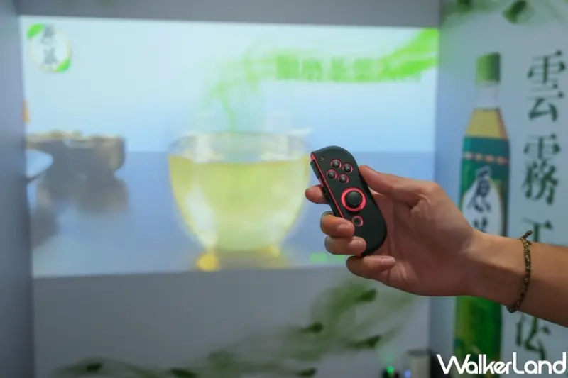 ▲原萃雲霧茶所快閃，設置製茶體驗活動，互動遊戲區打造數位版「雲霧工法體驗」 / WalkerLand窩客島 張人尹 拍攝​​​​​​​