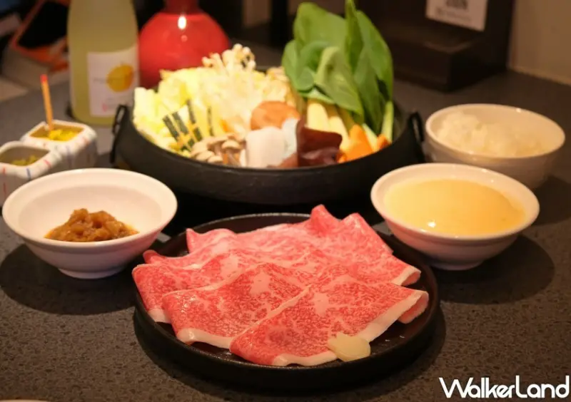 ▲台北一人壽喜燒吃到飽！ 398元玉兔壽喜燒一人開鍋，和牛免費吃攻略 / WalkerLand窩客島 鄭雅之 拍攝