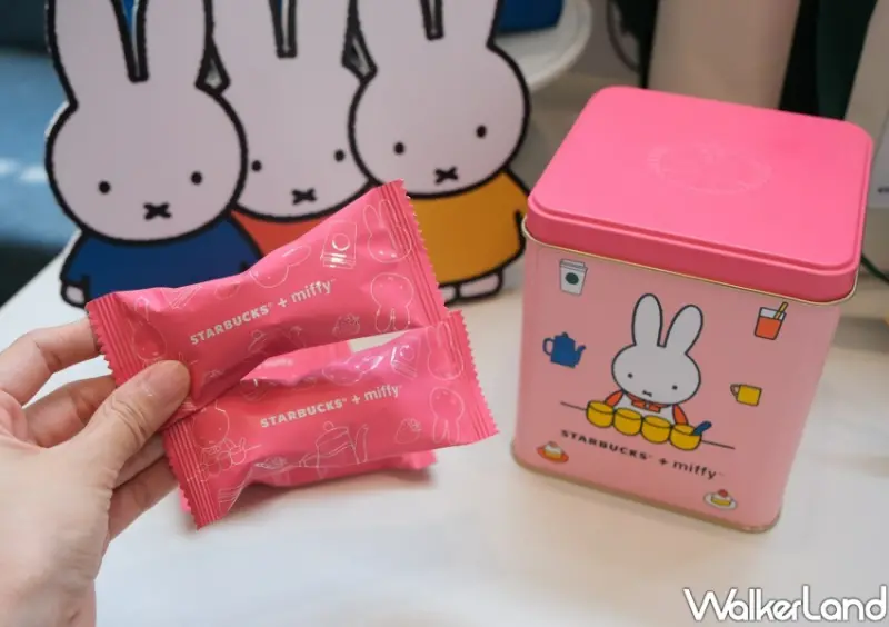 ▲星巴克miffy聯名限定禮盒買指定品項，就送買一送一券 / WalkerLand窩客島 鄭雅之 拍攝