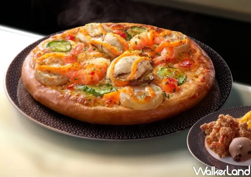 ▲必勝客母親節優惠，明太子生蠔干貝比薩套餐推薦 / 必勝客提供、WalkerLand窩客島整理