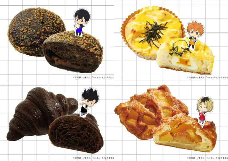 吃不到排球少年x壽司郎！日本3間聯名5月開賣，研磨貓貓吐司、7-11也能買到。