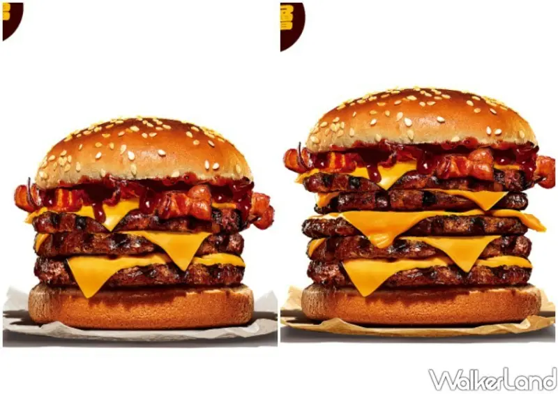 ▲漢堡王重量級的「犇牛堡」回歸 / 漢堡王 提供、WalkerLand窩客島整理