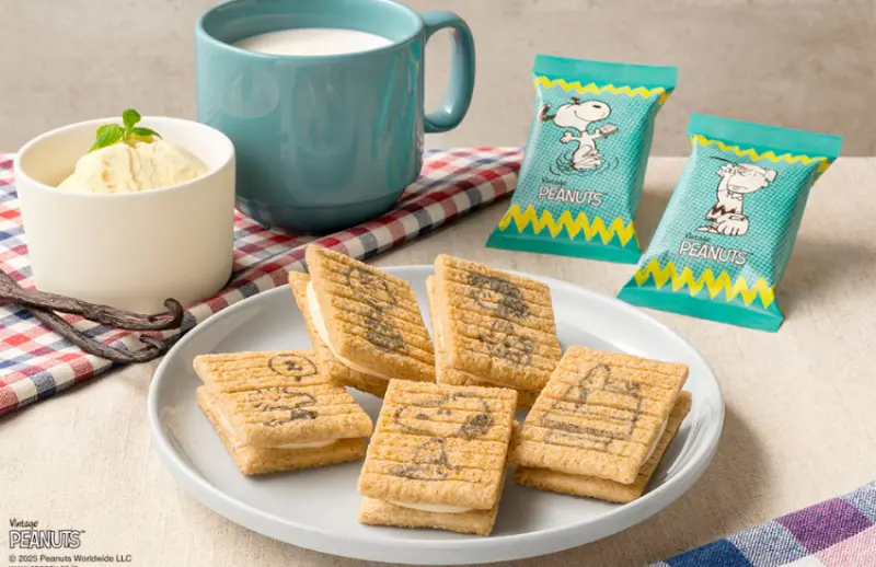 ▲​​​​​​​每一包餅乾的麥片餅乾上都隨機印有五種不同的可愛圖案，收藏控和美食控都會瘋狂。