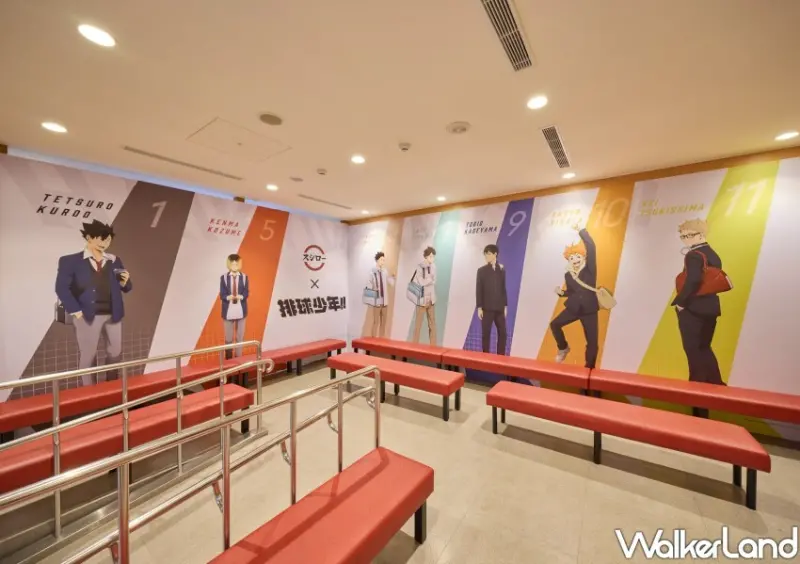 ▲壽司郎排球少年聯名主題門市共五間 /壽司郎 提供、WalkerLand窩客島整理