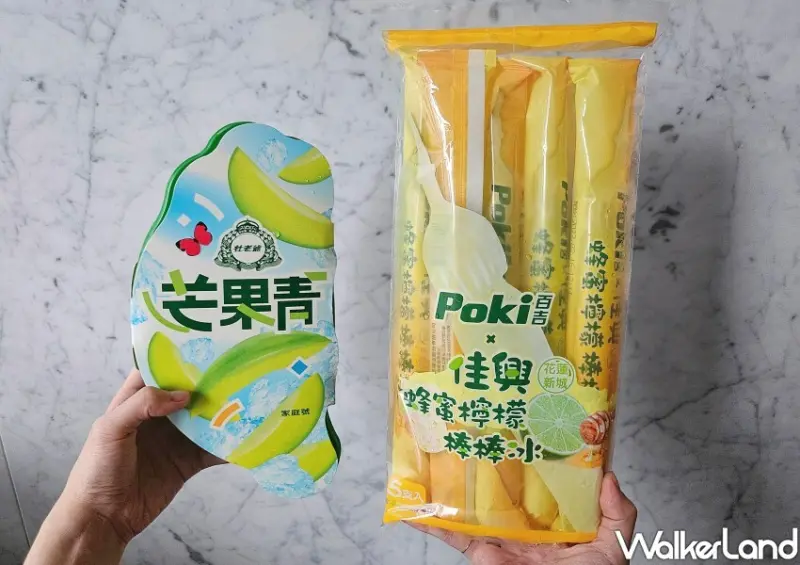 ▲全聯冰品清爽水果系列有佳興聯名檸檬冰棒、杜老爺芒果青冰條等 /全聯 提供、WalkerLand窩客島整理
