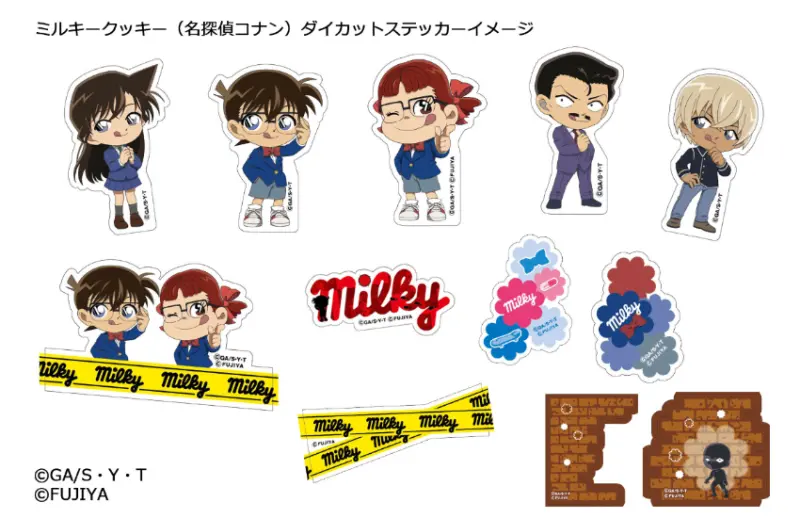 ▲每包還會隨機附贈角色造型的特殊剪裁貼紙及素材貼紙。