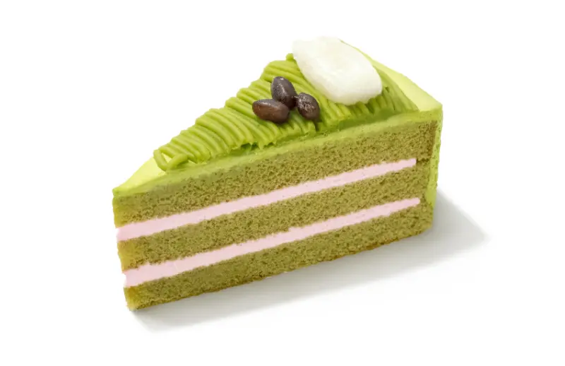 ▲以宇治抹茶製成的奶油和蛋糕體搭配香香的草莓奶油特別可口。