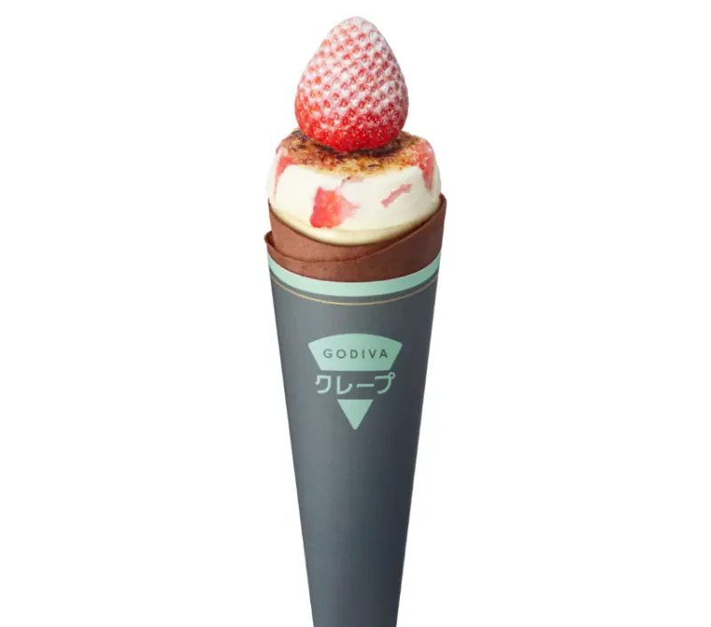 ▲加了草莓布蕾和新鮮草莓，酸甜適中也很受歡迎。