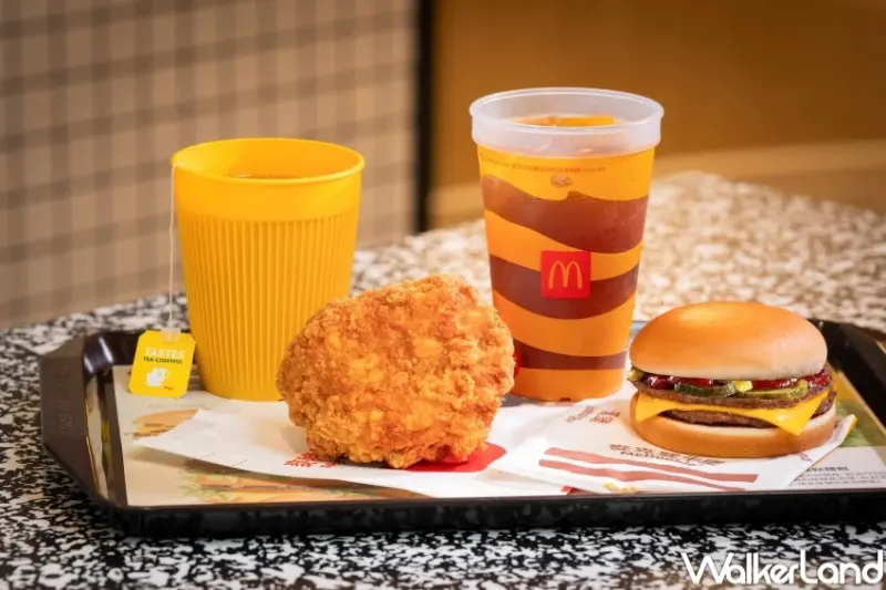 ▲麥當勞宣布人氣單品「麥脆鷄腿」也加入「1+1星級點」行列，搭配飲料只要69元 / 麥當勞提供、WalkerLand窩客島整理