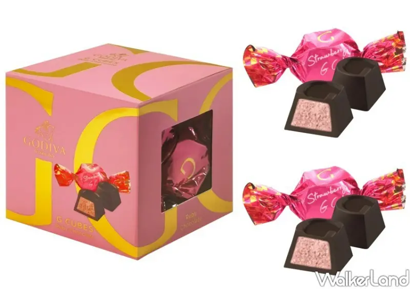 ▲GODIVA紅寶石系片裝、G cube巧克力禮盒有優惠 / GODIVA 提供、WalkerLand窩客島整理