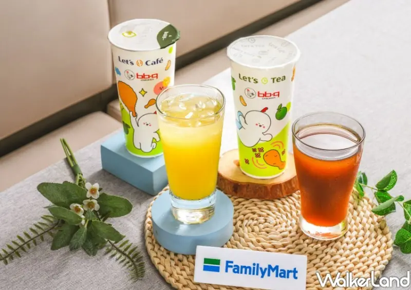▲夏季酸甜風味「卡曼橘美式」與「卡曼橘青茶」聯名飲料 / 全家 提供、WalkerLand窩客島整理