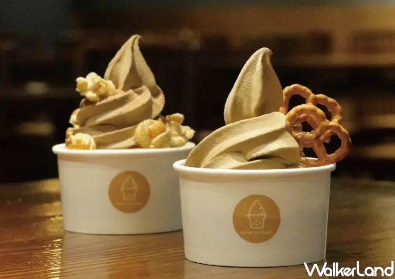 ▲春水堂新品蜜香紅茶霜淇淋、麵茶蜜香紅霜淇淋，5月起2間門市限定供應 / 春水堂提供、WalkerLand窩客島整理