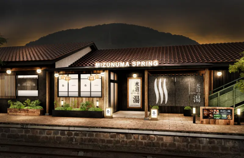 東京近郊溫泉秘境！日本罕見車站直達溫泉會館，邊泡湯邊看火車超療癒。