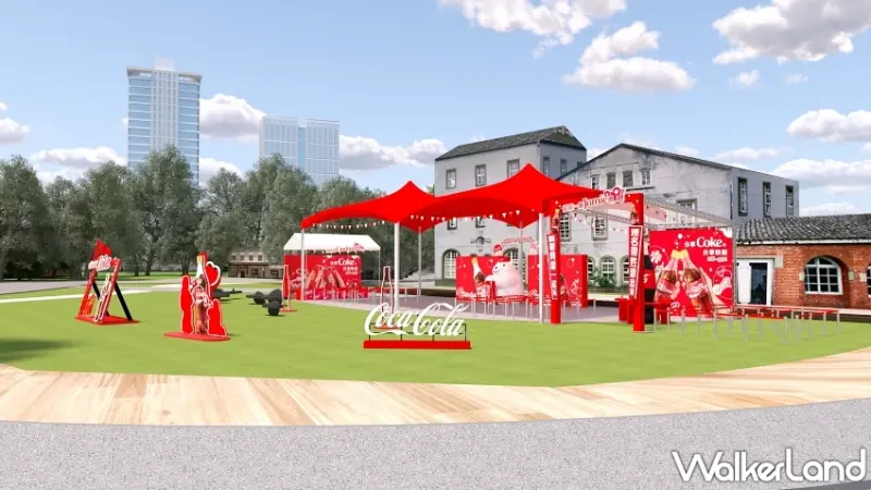 可口可樂快閃華山！客製雷雕瓶 集字換相機，還能玩諧音爆梗。