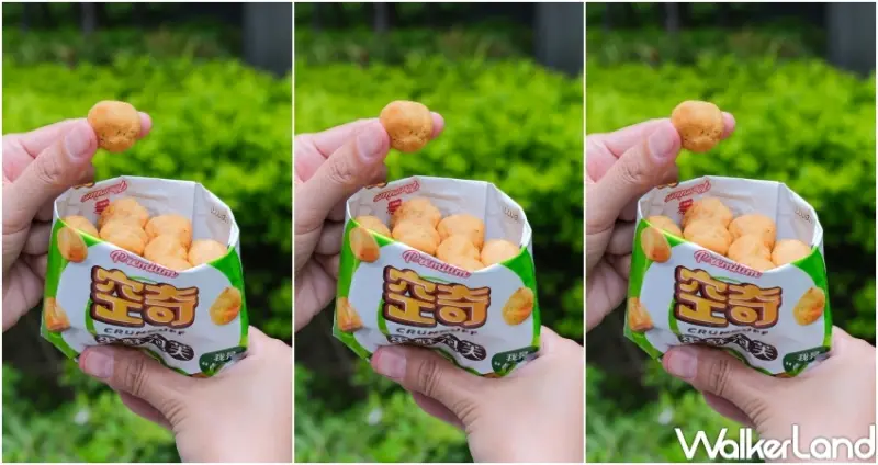 ▲你吃過義美小泡芙，沒吃過新口味義美九層塔蛋泡芙 / WalkerLand窩客島 張人尹 拍攝