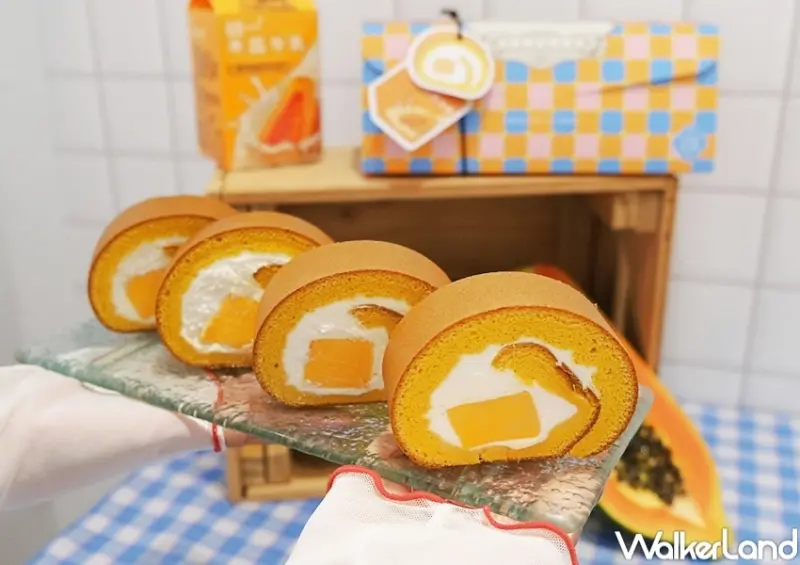 亞尼克木瓜牛乳生乳捲！亞尼克聯名統一木瓜牛乳，木瓜生乳捲 哈密瓜凍5新品。