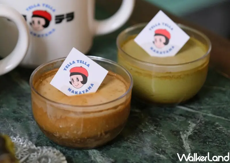 ▲辻利抹茶布丁、焙茶布丁台南限定甜點 / 辻利茶舖 提供、WalkerLand窩客島整理