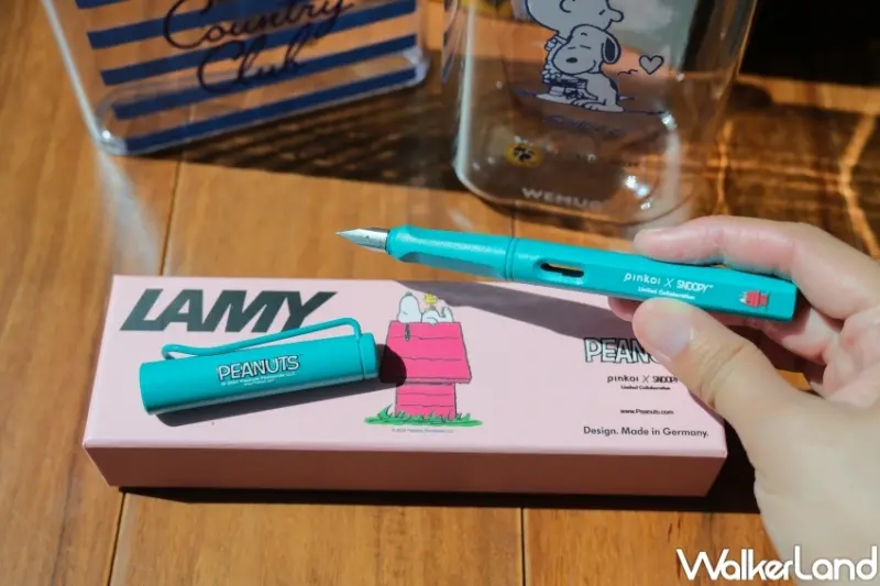 ▲Pinkoi SNOOPY史努比聯名系列，推薦必買LAMY史努比鋼筆系列 / WalkerLand窩客島 張人尹 拍攝