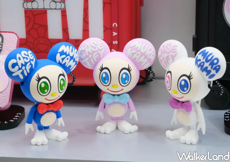 ▲現場展示村上隆CASETiFY「MR. DOB立體耳機保護殼」 / WalkerLand窩客島 鄭雅之 拍攝