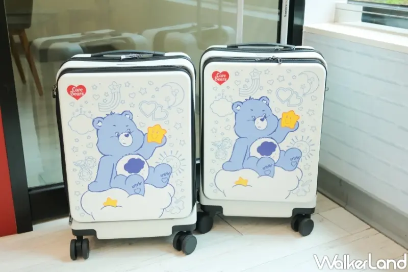 ▲7-11集點Care Bears彩虹熊周邊小物，推薦必買行李箱等收納周邊 / WalkerLand窩客島 張人尹 拍攝