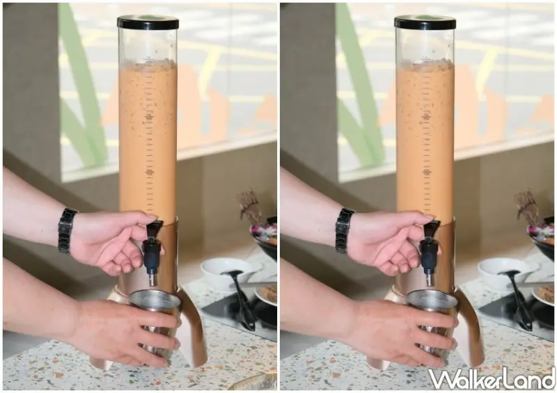 ▲泰悠5月限定金牛與雙子座消費即贈泰奶塔 / WalkerLand窩客島 鄭雅之 拍攝