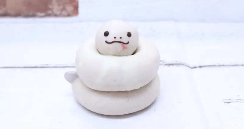 ▲本次特別推出Aqua Park川越限定設計的「爬蟲類甜甜圈」，外型獨特可愛​​​​​​​。