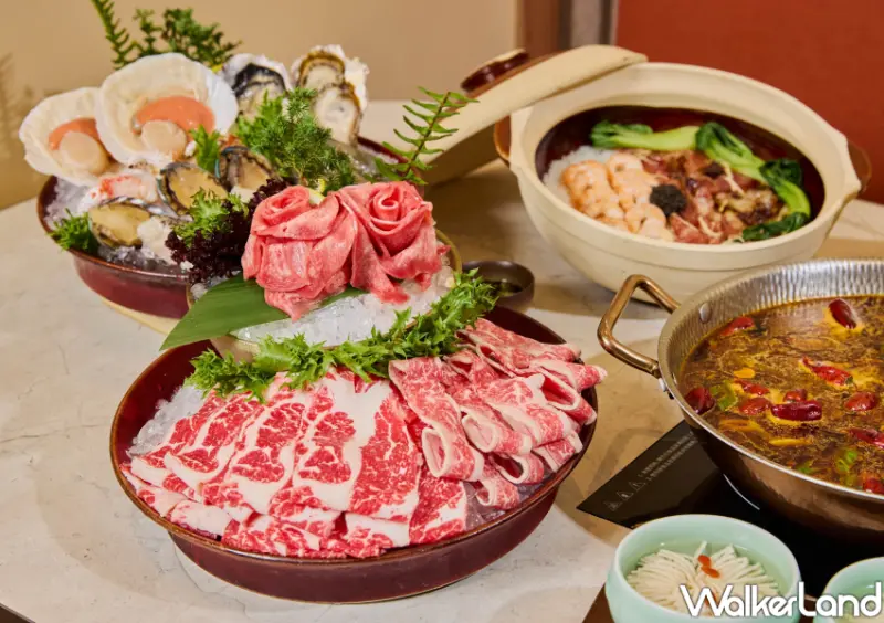 ▲招牌「玫瑰牛舌」以層疊手法薄切堆疊，彷彿盛開花朵般綻放 / 撈王 提供、WalkerLand窩客島整理