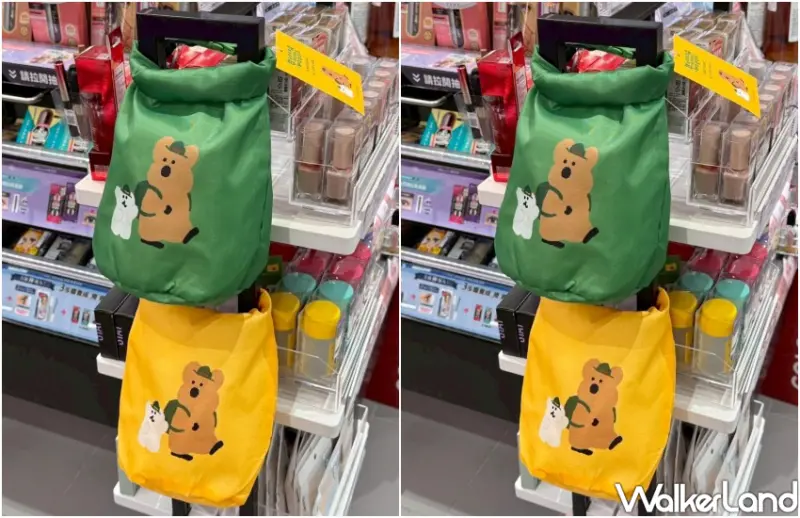 ▲購買開架彩妝滿$688還可獲得DINOTAENG馬上出發手捲袋乙個 / WalkerLand窩客島 張人尹 拍攝