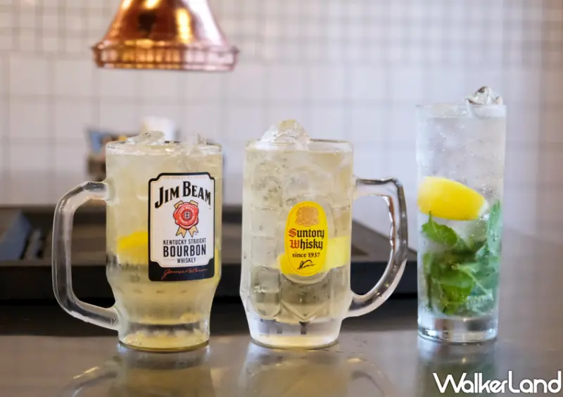 ▲吃金豬燒肉必配金賓Highball、金豬Highball / WalkerLand窩客島 鄭雅之 拍攝​​​​​​​