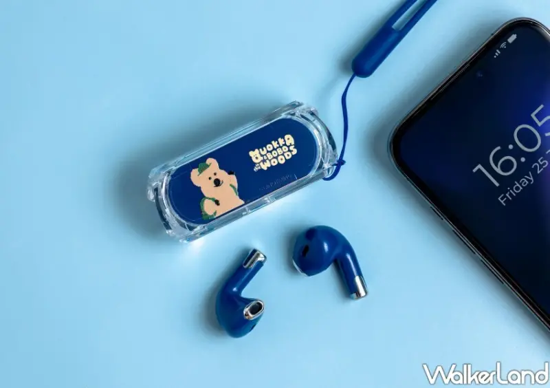 ▲DINOTAENG「動茲動藍芽耳機」搭配透明感收納殼與掛繩設計/ 屈臣氏 提供、WalkerLand窩客島整理
