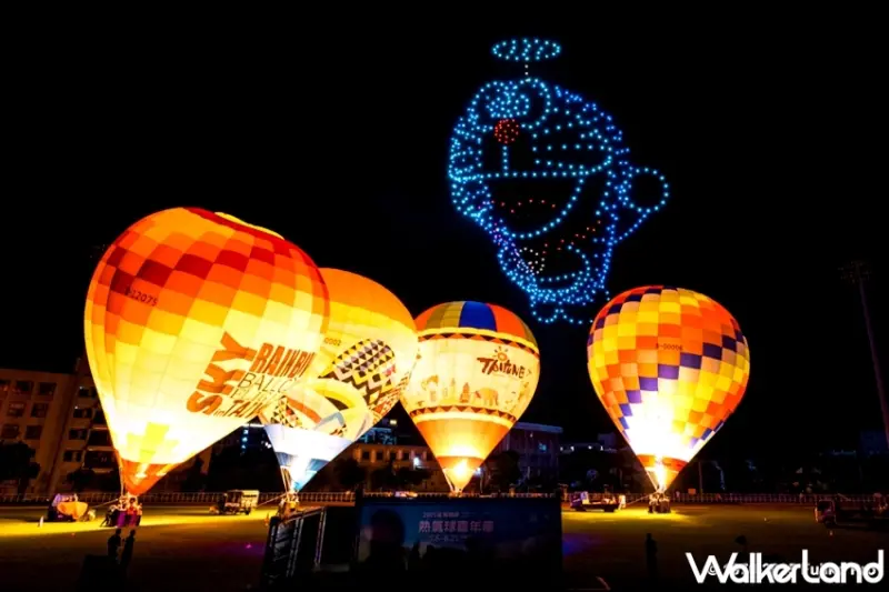 2025臺灣熱氣球嘉年華搶票資訊曝光！哆啦A夢造型球亮相，國旅這樣玩才有趣。