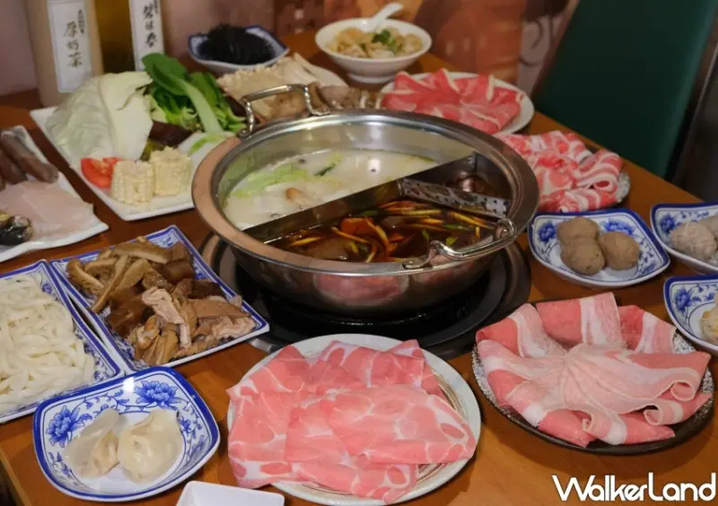 ▲蔣老爹愛吃鍋共有四款鍋底選擇/ WalkerLand窩客島 鄭雅之 拍攝