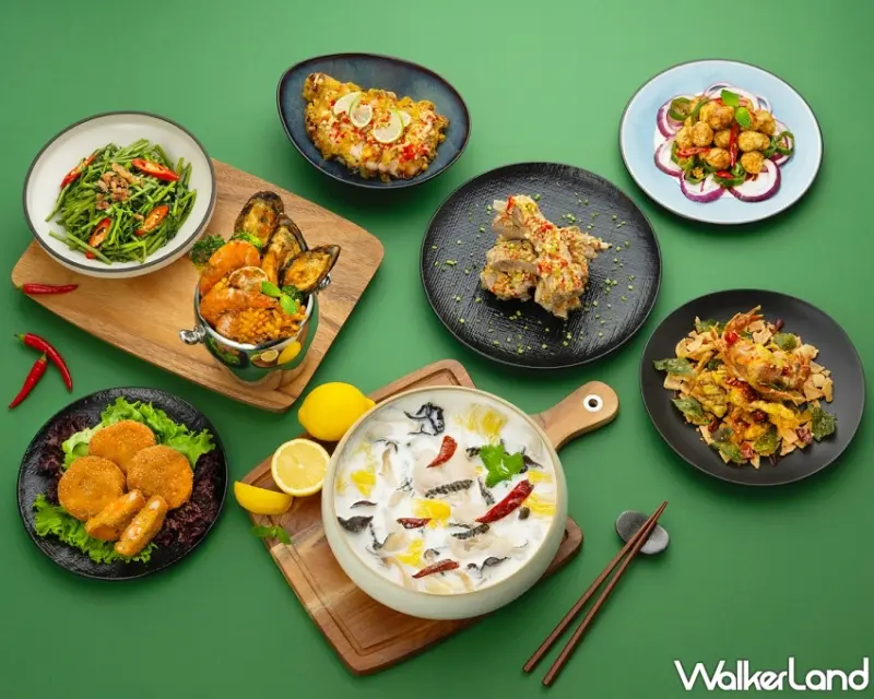 享。THAI開幕爽吃 打拋催淚蛋 火山排骨！南港必吃泰式餐廳再加1。