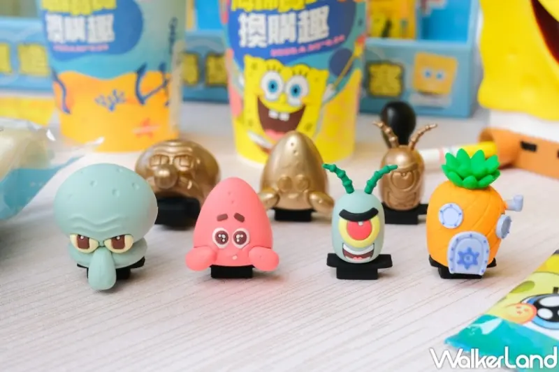 ▲萊爾富海綿寶寶杯塞盲盒，買2杯加價購、買4杯直接送 / 萊爾富提供、WalkerLand窩客島整理