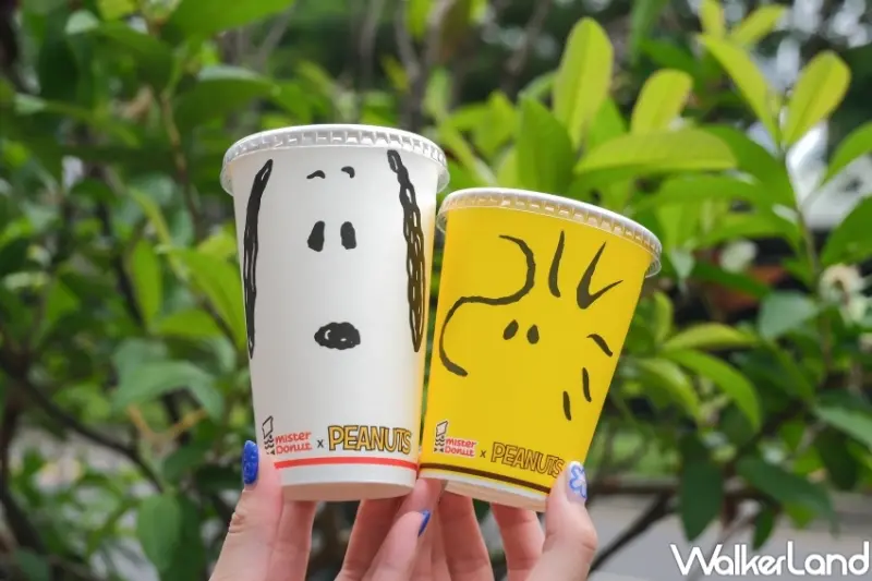 ▲Mister Donut史努比聯名，推出4款夏季限定飲品第二件5折 / WalkerLand窩客島 張人尹 拍攝