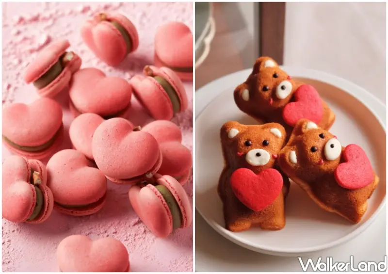 ▲「苑苑」則以小熊造型的草莓瑪德蓮吸睛又療癒 / 誠品南西夢幻甜點店 提供、WalkerLand窩客島整理