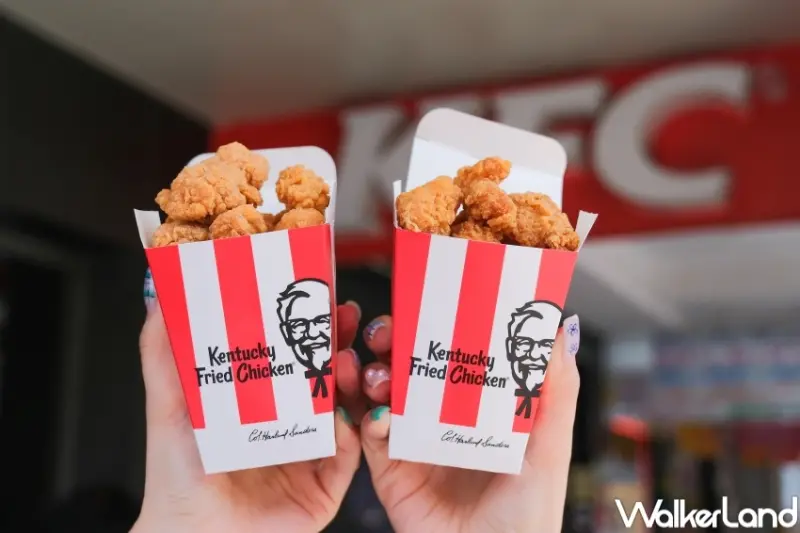 ▲肯德基勁爆雞米花整桶開賣！超大桶肯德基勁爆雞米花桶145元，整桶雞米花抱著吃最爽 / WalkerLand窩客島 張人尹 拍攝