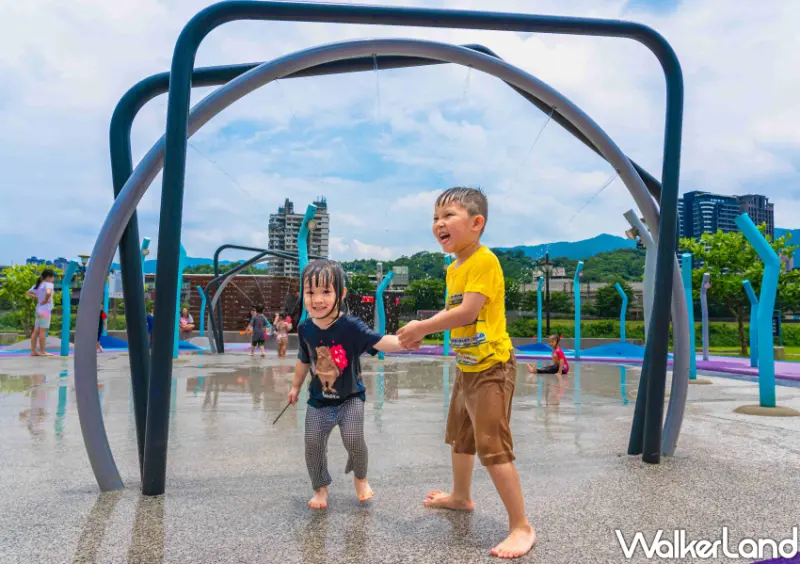 ▲新北4大戲水公園免費開放時間整理 / 新北高灘處 提供、WalkerLand窩客島整理