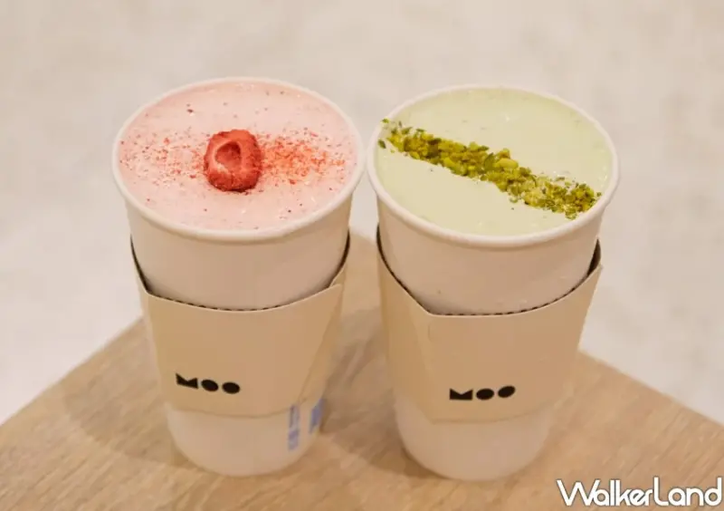 ▲MOO麵包有開心果、草莓等特調飲品 / WalkerLand窩客島 鄭雅之 拍攝