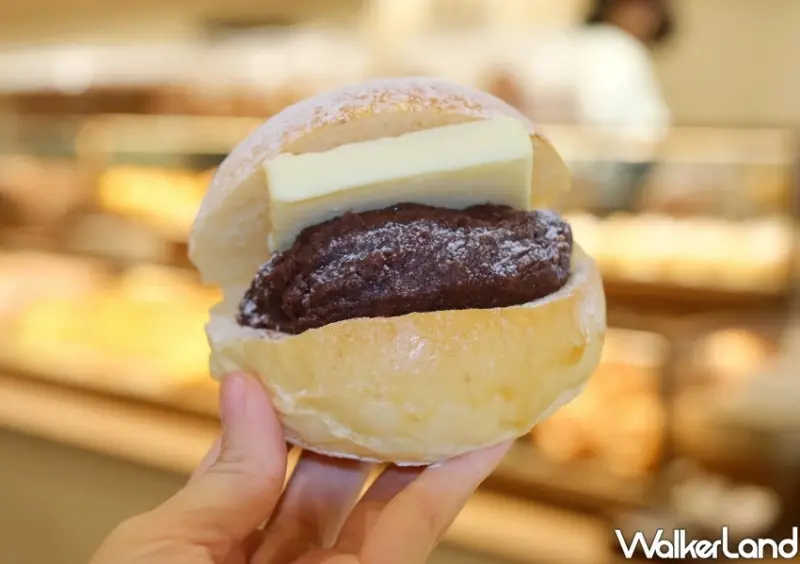 ▲MOO麵包人氣第一「鹽奶油紅豆麵包」 / WalkerLand窩客島 鄭雅之 拍攝