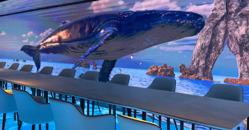 信義區美食新選擇！eoi極致餐飲360度沉浸式光影秀，1280元吃整套。