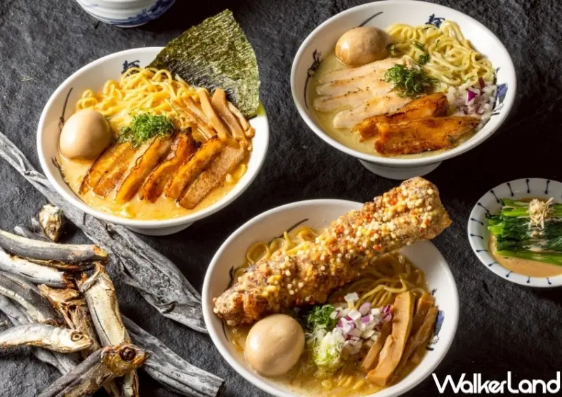 信義區拉麵買一送一！麵屋武藏3天買一送一，Dream Plaza限定豚天一本拉麵必吃。