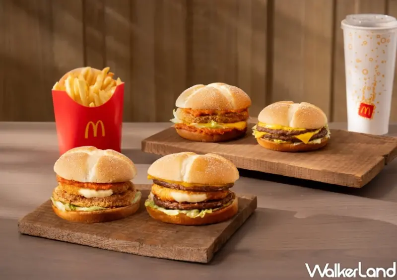 起司控要吃！麥當勞帕瑪森熔岩起司排雙牛堡，爆漿熔岩起司必吃。