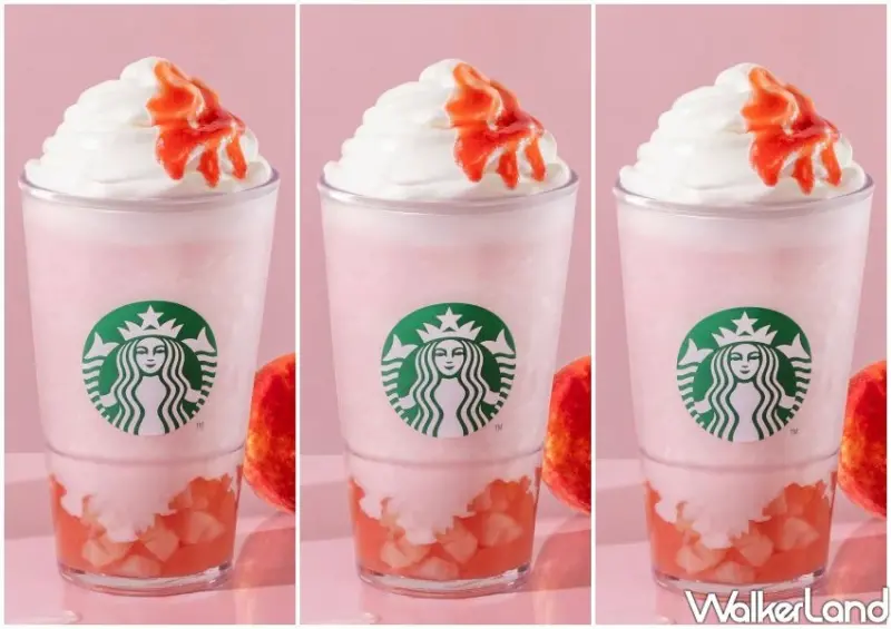 星巴克水蜜桃星冰樂！