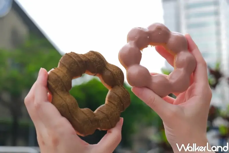 可不可甜甜圈！Mister Donut聯名可不可9款飲料甜甜圈，白玉歐蕾波堤吃起來。