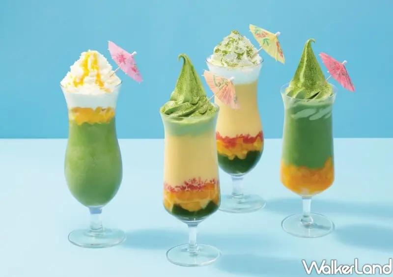 台北抹茶控衝辻利！4款抹茶芒果飲料新品，週末兩杯任選75折。