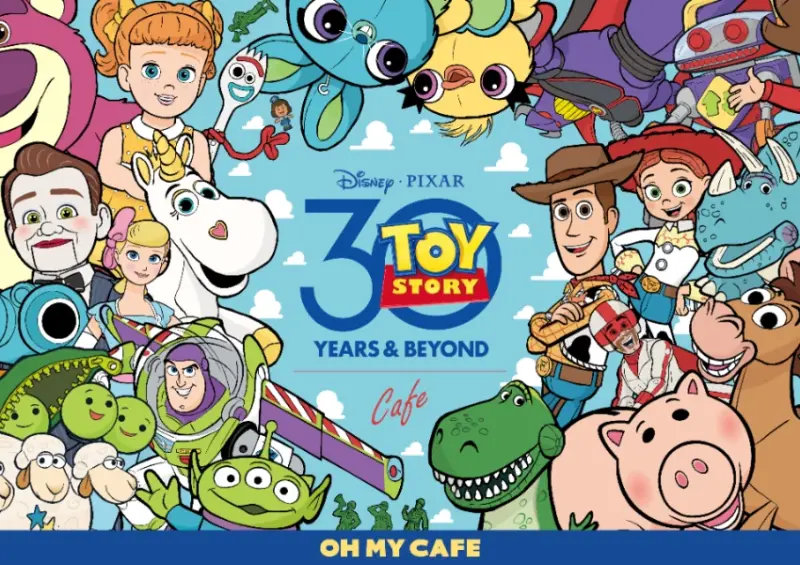 玩具總動員30週年咖啡廳！熊抱哥焗烤超Q，東京、名古屋、大阪都有、預約方式一次看。